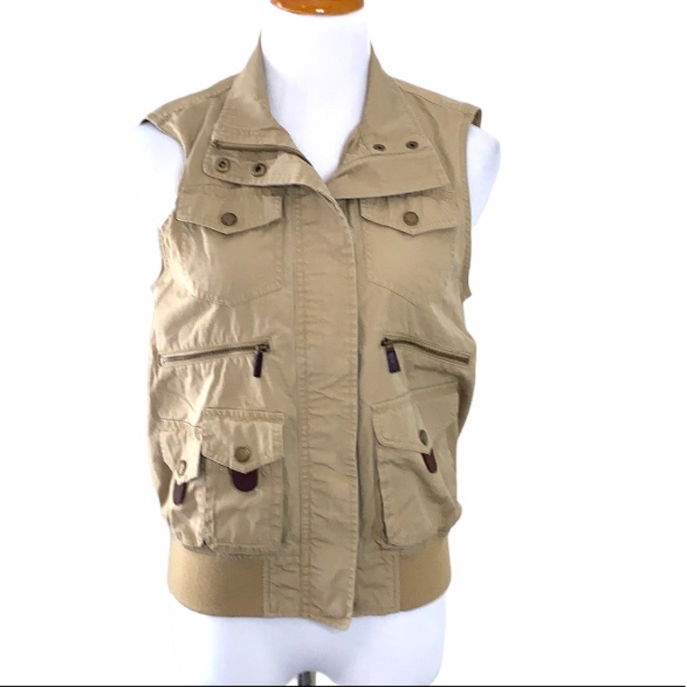 Lauren Ralph Lauren Tan Utility Vest